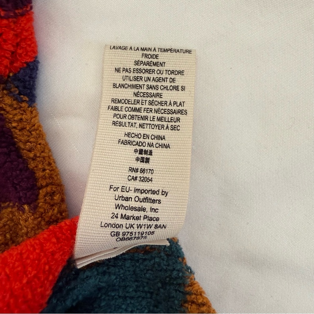Free People Red and Brown Two tone Sweater Size Xs - Picture 5 of 6